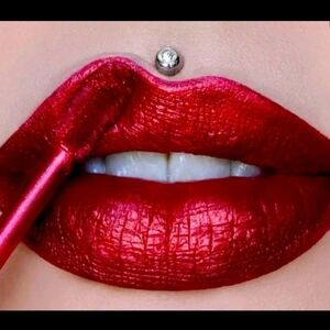NIB Jeffree Star Red Christmas Mystery Shade “?” Stocking Liquid Velour Lipstick